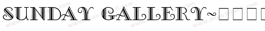 sunday gallery字体转换